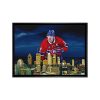 Frameworth Cole Caufield Framed Montreal Canadiens 20x29 in. Skyline Canvas