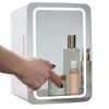 Koolatron Mirrored LED Cooler/Fridge for Cosmetics/Beverages/Food/Medicines