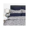 Cuddle Down MARINE PAISLEY 100% Percale Cotton 200TC - 3-Piece Duvet Cover Set - QUEEN