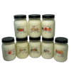 Serendipity Soy Candles - Festive Favorites 8 Pack 16oz Mason jar Candle Set