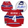 AJ Sports Jean Beliveau Montreal Canadiens Signed Fanatics Jersey