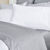 Cuddle Down RENAISSANCE STRIPE Collection 100% Cotton Sateen 300TC 3- Piece Duvet Cover Set - LIGHT GREY - KING