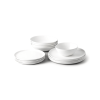 Fable - Base Dinnerware Set  16-Piece Set Speckled White