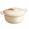 Emile Henry 6qt Sublime Medium Round Stewpot - Cream