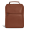 Champs Onyx Leather Compact Backpack in Brown