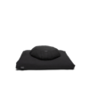 B, Halfmoon Cotton Round Sit Set - Charcoal