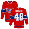 AJ Sports Lane Hutson Signed Montreal Canadiens Red Jersey