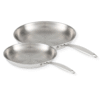 Lagostina Forte 3-Ply Clad Stainless Steel, 2pk Skillet Set
