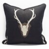 Toss Oh Deer 22X22 Pillow - Black