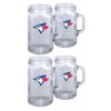 Toronto Blue Jays 2-Pack 16oz. Mason Mug - Set of 4