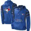Toronto Blue Jays Starter Impact Anorak Hoodie Half-Zip Jacket - Royal