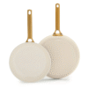 GreenPan ™ Reserve Pro Ceramic Non-Stick 2 Piece Fry Pans - Cream