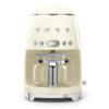Smeg 50's Retro Style Aesthetic Filter Coffee Machine - Cream