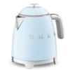 Smeg 50's Retro Style Mini Kettle - Pastel Blue