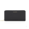 Champs RFID Zip-Around Wallet, Black
