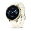 Garmin® Venu® 4 41mm Smartwatch-Lunar Gold with Bone Silicone Band