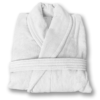 Cuddle Down 100% Organic Cotton Robe Ladies’ One Size - White