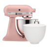 KitchenAid Artisan® Series 5QT Tilt Stand Mixer - White Mermaid Lace Bonus Bowl