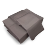 Athena 400TC Cotton Swiss Dot Pattern King Sheet Set - Grey