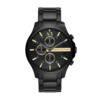 Armani Exchange Chronograph Black Steel Men's Watch
