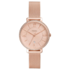 Fossil Jacqueline Date Rose Goldtone Stainless Steel Watch