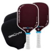 Grüvn 2 x LAZR-16HD Full Foam Advanced Pickelball Set - Red Blend