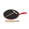 Le Creuset 27 cm Crêpe Pan with Râteau Cerise