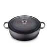 Le Creuset 6.2 L Shallow Round Dutch Oven Oyster Stainless Steel Knob