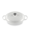 Le Creuset 3.5 L Braiser White Stainless Steel Knob