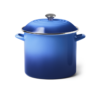 Le Creuset 11.4L Stockpot Blueberry Stainless Steel knob