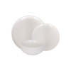 Brilliant Lilian 12 Piece Dinnerware Set - White