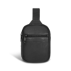 Champs Onyx Collection Leather Holster Crossbody Bag, Black