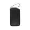 Champs Onyx Collection Leather Multi Passport Case, Black