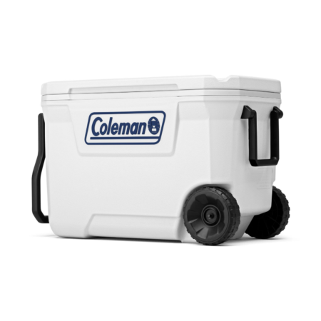 Coleman 316 Marine Series 62 Quart Wheeled Cooler - White