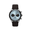 Timex Waterbury Heritage Chronograph Blue Dial Men's Brown Leather Strap Watch - 39mm