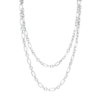 Hillberg & Berk Diamond Cut Statement Chain - Silver