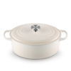 Le Creuset 6.3 L Oval Dutch Oven Meringue Crucible Stainless Steel Knob