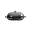 Le Creuset 1.4 L Oval Bread Oven Oyster Stainless Steel Knob